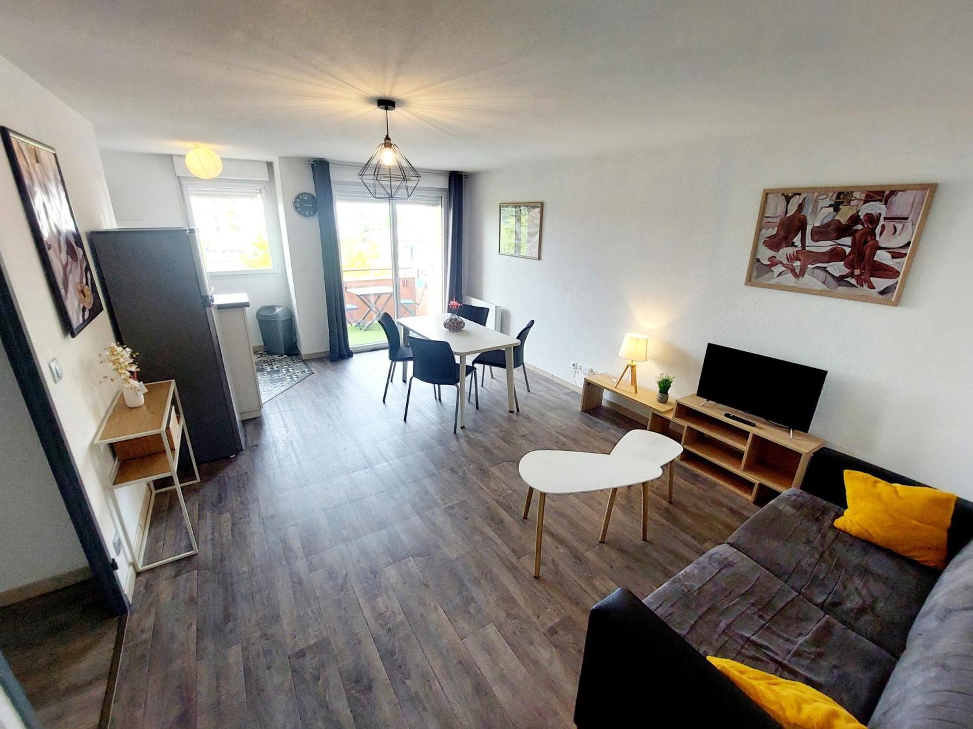 Апартаменты Le Montauriol - Logement Avec Terrasse - Piscine -Tennis - Place De Parking Privee Монтобан Экстерьер фото